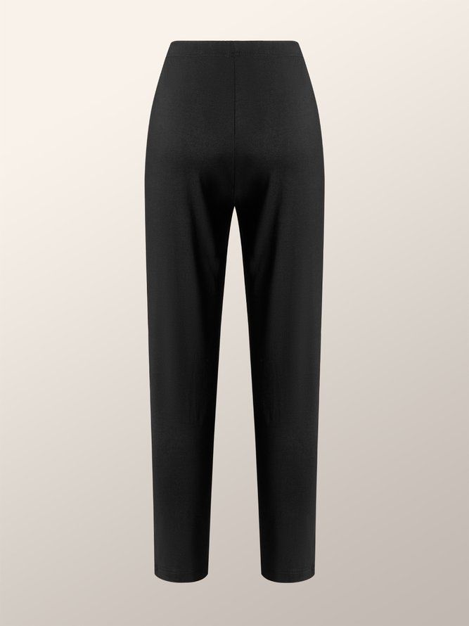 Höst High Elasticity H-Line Vanliga Daily Leggings Slim Fit Byxor