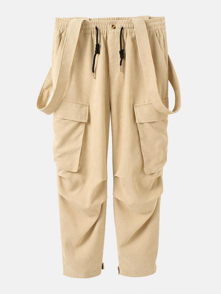 Manchester Manchester Dragsko Strappy Cargo Jumpsuit Med Ficka