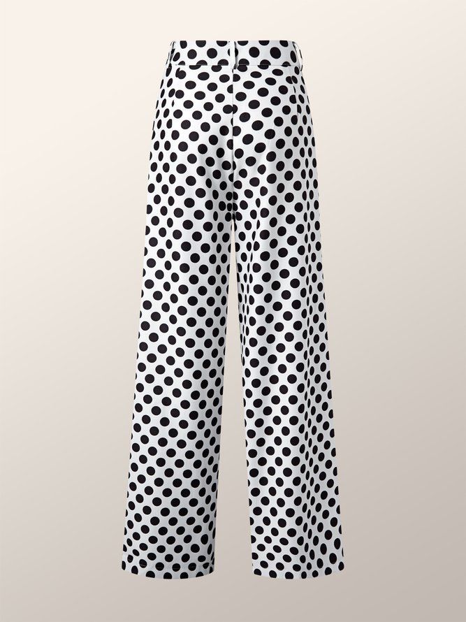 Polka Dots Lady Byxor Med Normal Passform