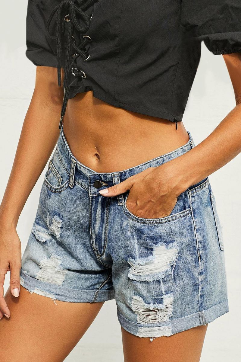 Vintage Fade Denim Shorts